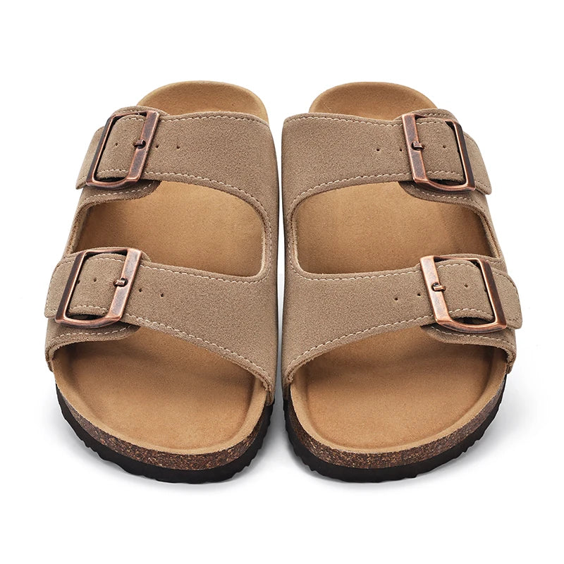 Sandália Odoly Camurça - Bege